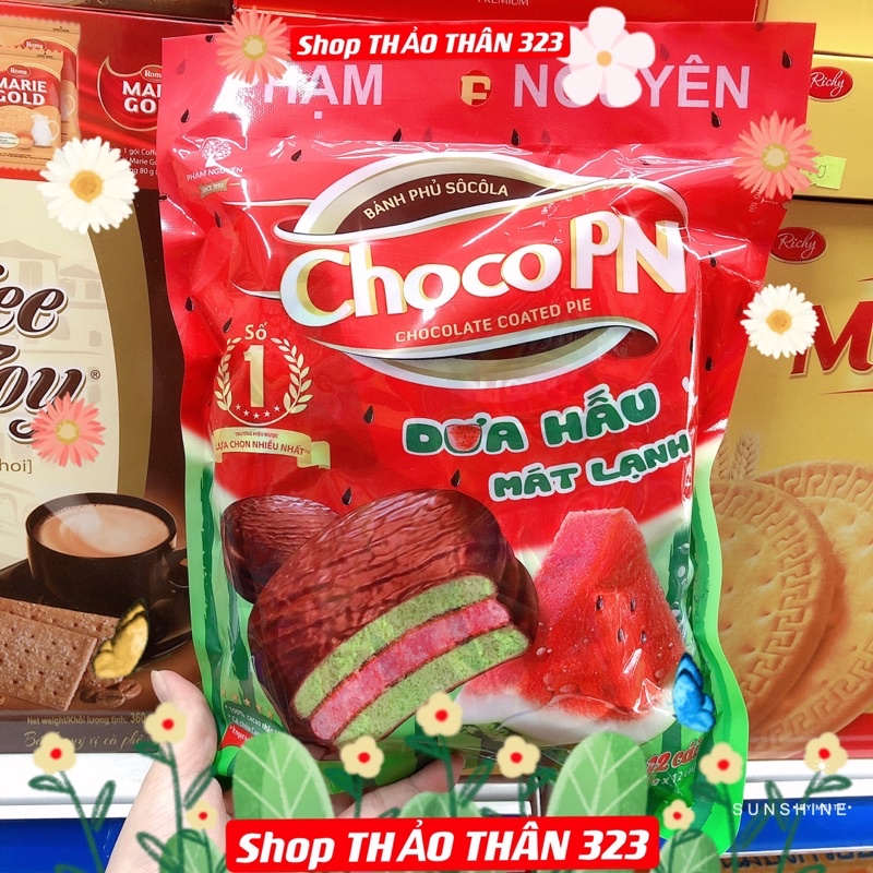 BÁNH CHOCO PN Phủ Sôcôla / Dưa Hấu (12 Cái) | BigBuy360 - bigbuy360.vn