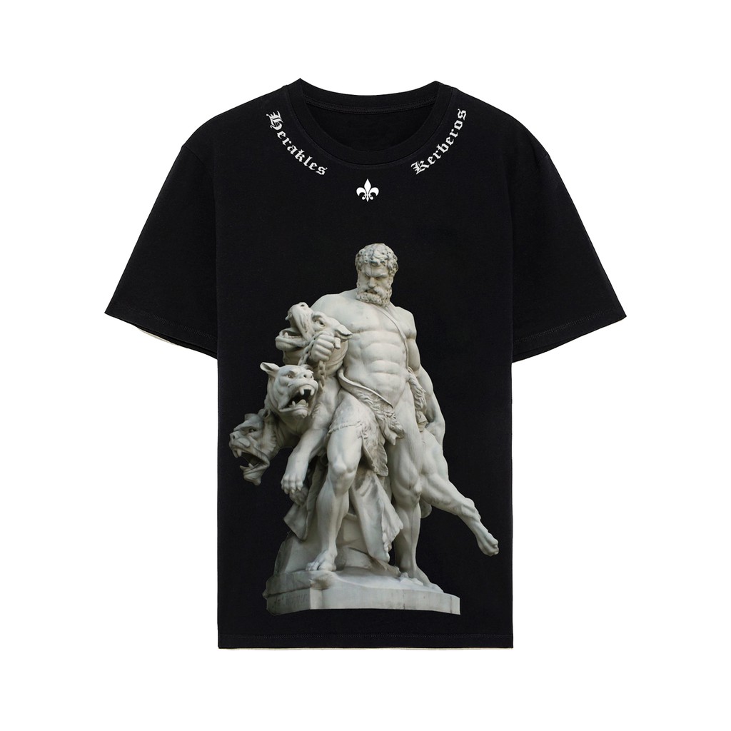 Áo T-Shirt unisex MIKENCO Herakles and cerberus