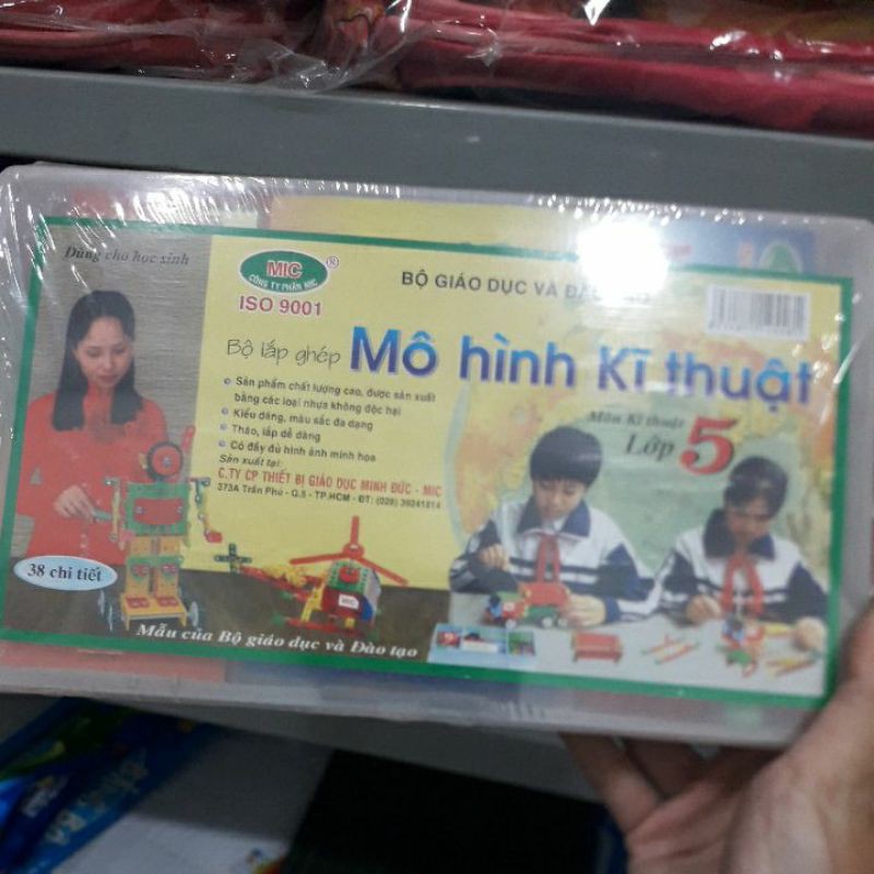 BỘ THỰC HÀNH KĨ THUẬT LẮP GHÉP LỚP 5 MIC - ĐỒ DÙNG MÔ HÌNH KĨ THUẬT LỚP 5