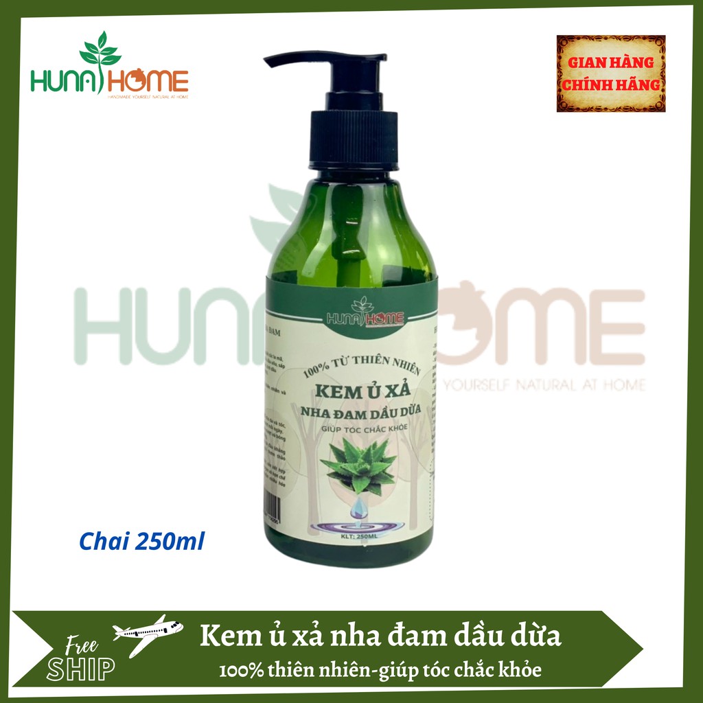 Kem ủ xả tóc Nha Đam Huna' s Home 250 ml