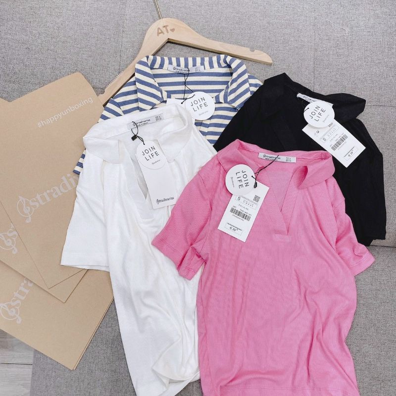 Áo polo cổ V stra | BigBuy360 - bigbuy360.vn