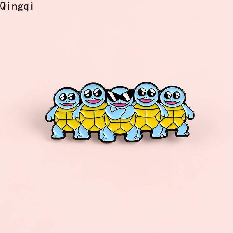 Ghim cài áo Miss Zoe kiểu chú rùa đeo kính mát dễ thương