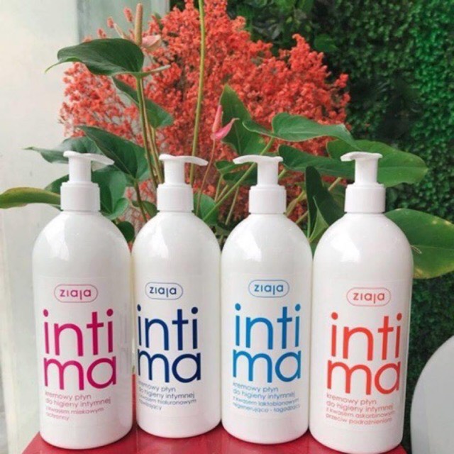 Dung dịch vệ sinh Phụ Nữ Intima Ziaja Ba lan 500ml - Màu Xanh Dương, Hồng, Cam Chính Hãng