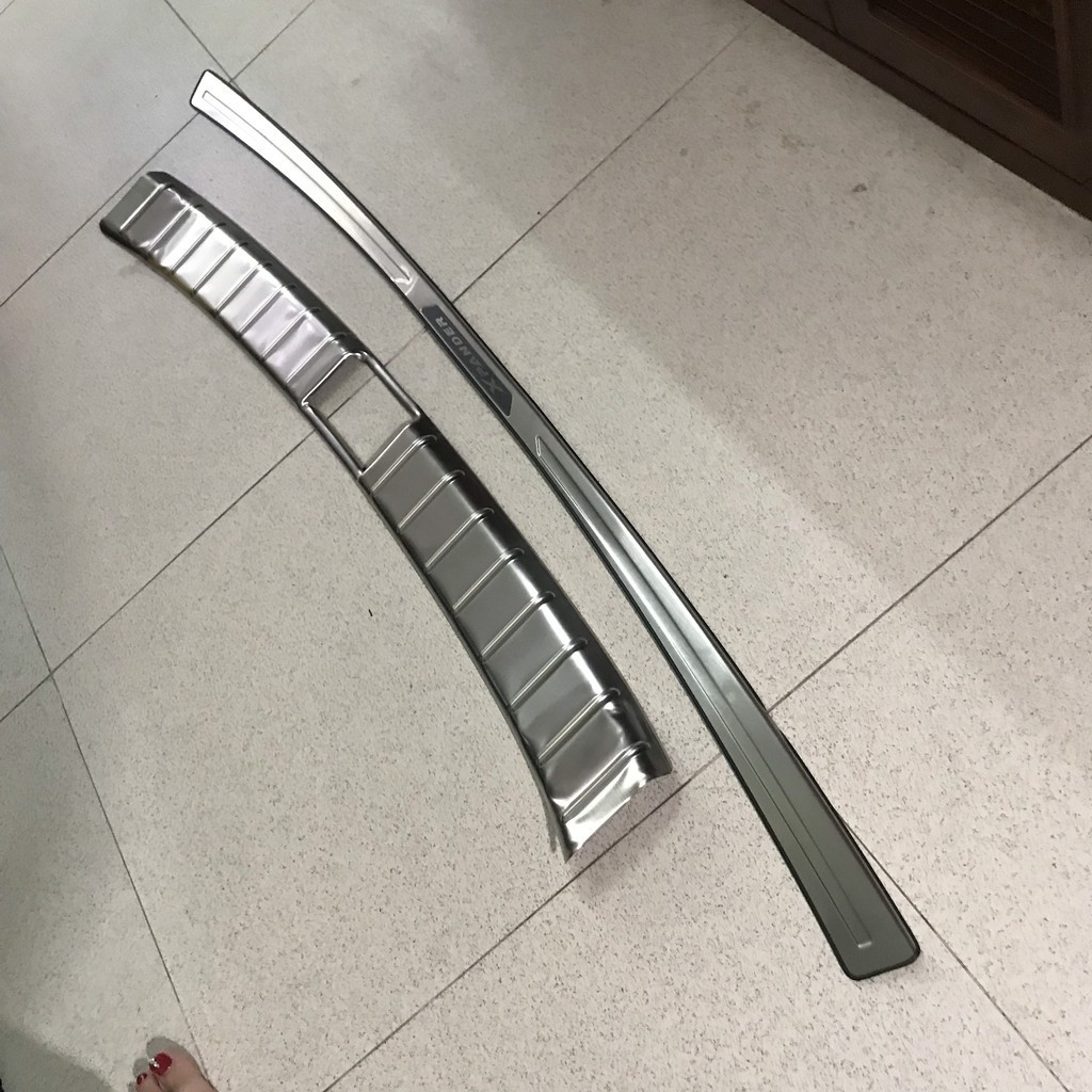 Chống trầy cốp trong và ngoài inox cho xe Mitsubishi Xpander 2018-2019