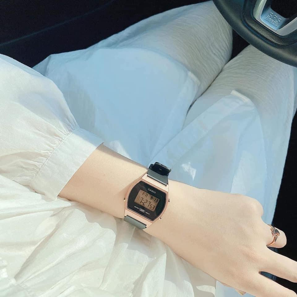 Đồng hồ nữ dây nhựa Casio Anh Khuê LW-204