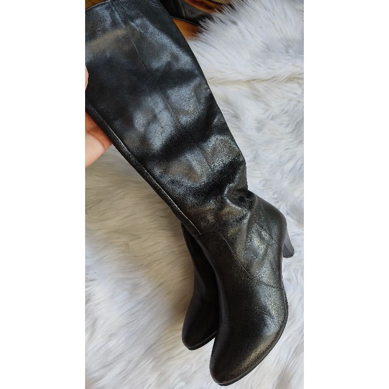 Bốt dài da thật size 34