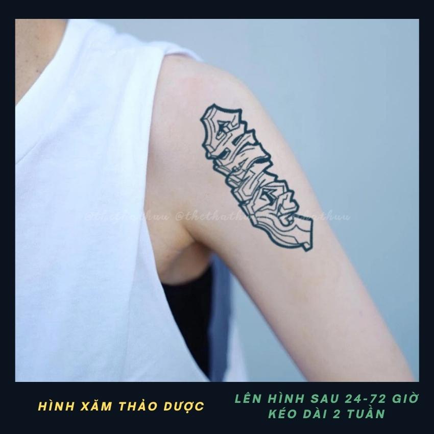 Hình Xăm Tạm Thời Thảo Dược 15 Ngày Không Thấm Nước Mồ Hôi Thethathuu KT022
