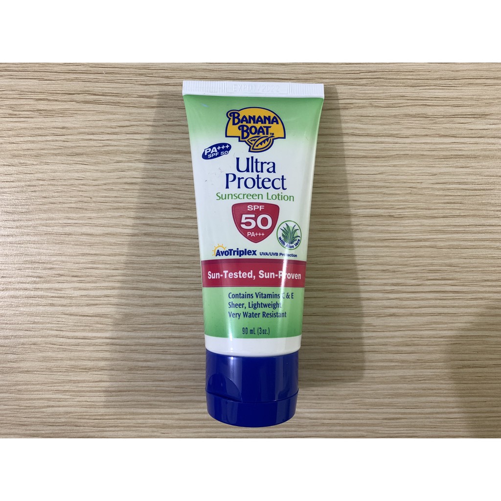 Xịt chống nắng Ultra Protect SPF50 170g Banana Boat date 7/2024