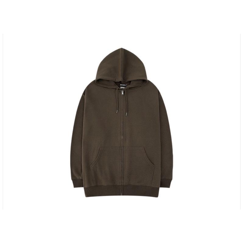 Áo Hoodie Zip trơn nỉ bông cao cấp NELLY form rộng unisex nam nữ[order]