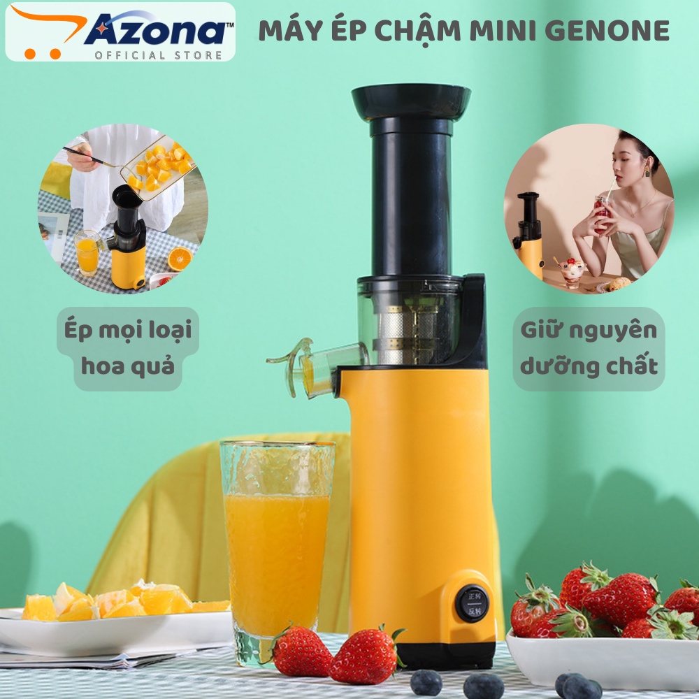 Máy Ép Chậm Mini, Máy Ép Trái Cây Rau Củ Quả GEN ONE, Kiệt Bã, Máy Ép Công Nghệ Mới - Nhỏ Gọn