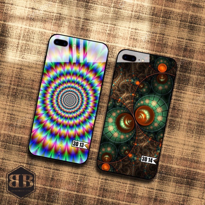 Ốp lưng kính cường lực iphone 7 plus / iphone 8 plus in hình theo yêu cầu
