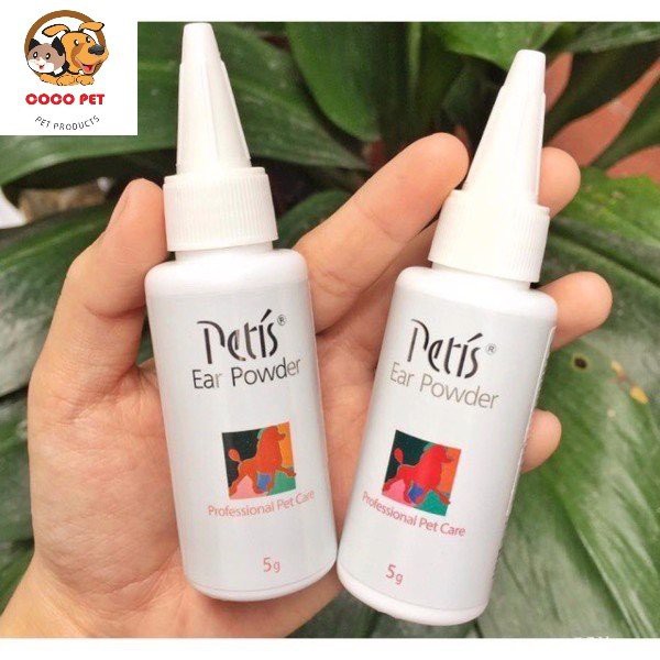 Bột Nhổ Lông Tai Cho Chó Mèo Petis Ear Powder 5g