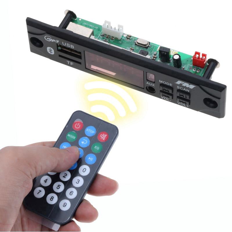 Bảng mạch giải mã MP3 12V kèm điều khiển từ xa cho xe hơi