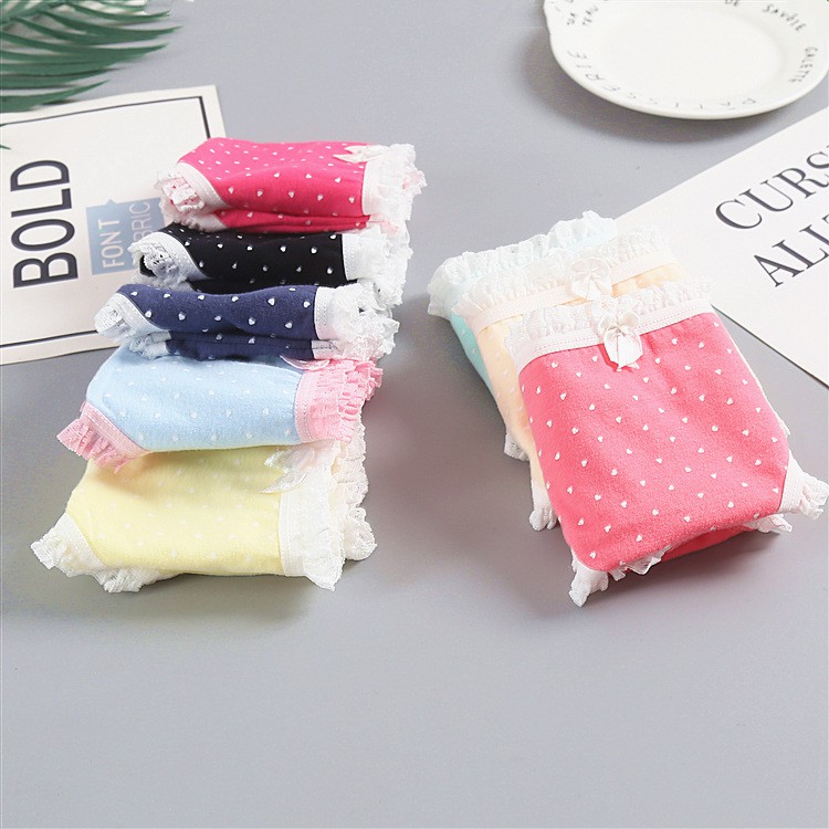 Quần lót cotton chấm bi siêu xinh