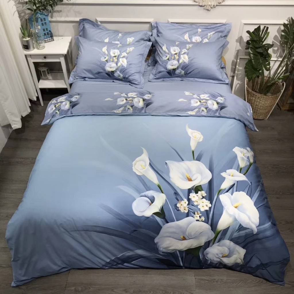 Bộ chăn ga gối cotton Oganic nhập khẩu giá rẻ