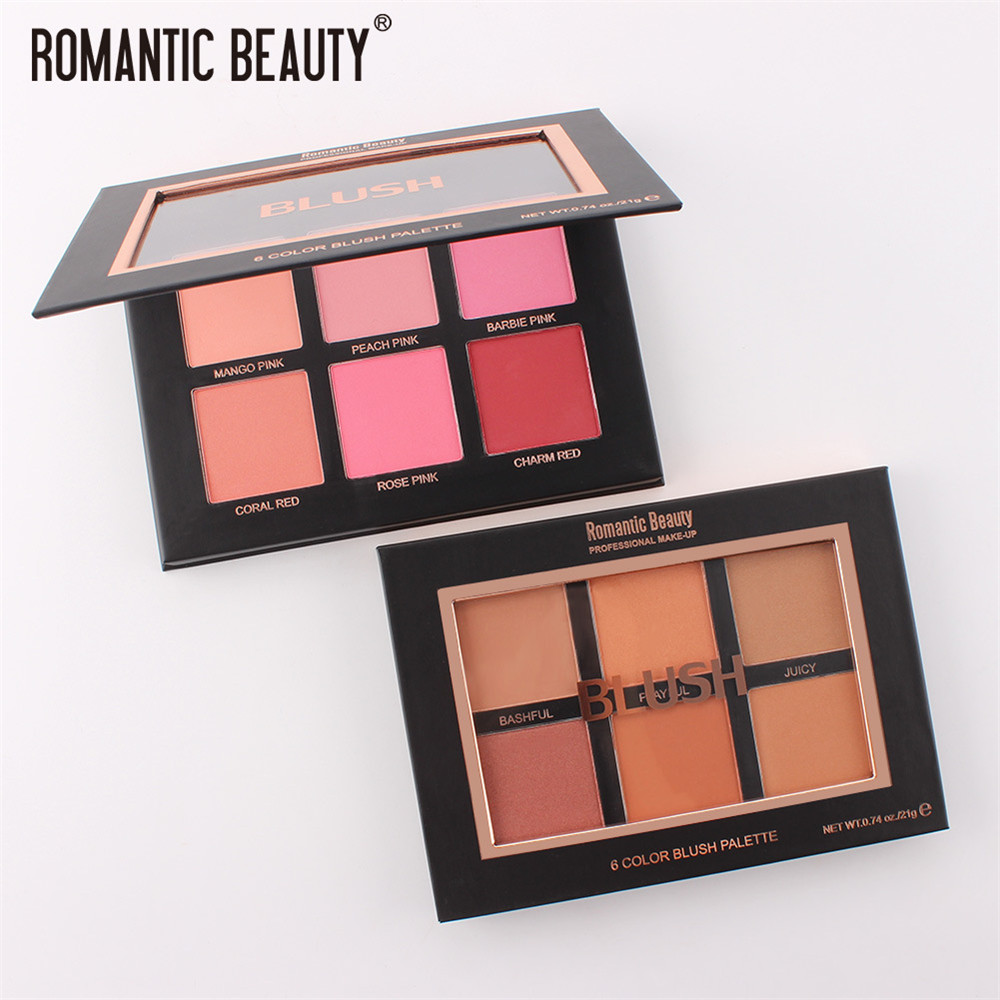 Bảng phấn má hồng 6 màu lãng mạn lâu trôi làm sáng da
 | BigBuy360 - bigbuy360.vn