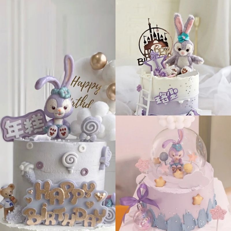 Topper Trang Trí Bánh Kem Hình Nhân Vật Hoạt Hình Disney