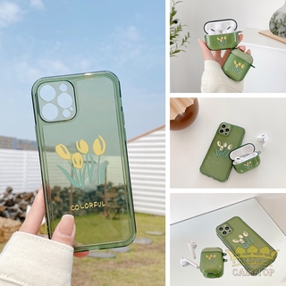 Vỏ đựng hộp sạc tai nghe Airpods 1 / 2 + ốp điện thoại iPhone 12 / 11 Pro Max 6 6s 7 8+ X Xr Xs Max Se 2020 (có bán lẻ)