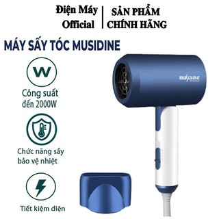Máy sấy tóc Musidine 2 chiều nóng lạnh cao cấp - Mẫu máy sấy tóc ion âm bảo vệ tóc công suất cao 2000W nhiều chế độ sấy