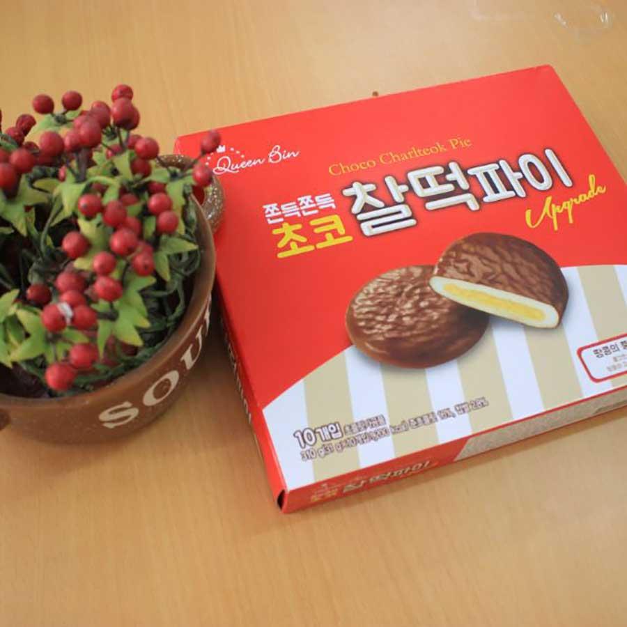 Bánh Choco Charlteok Pie Queen Bin Hàn Quốc 310gr