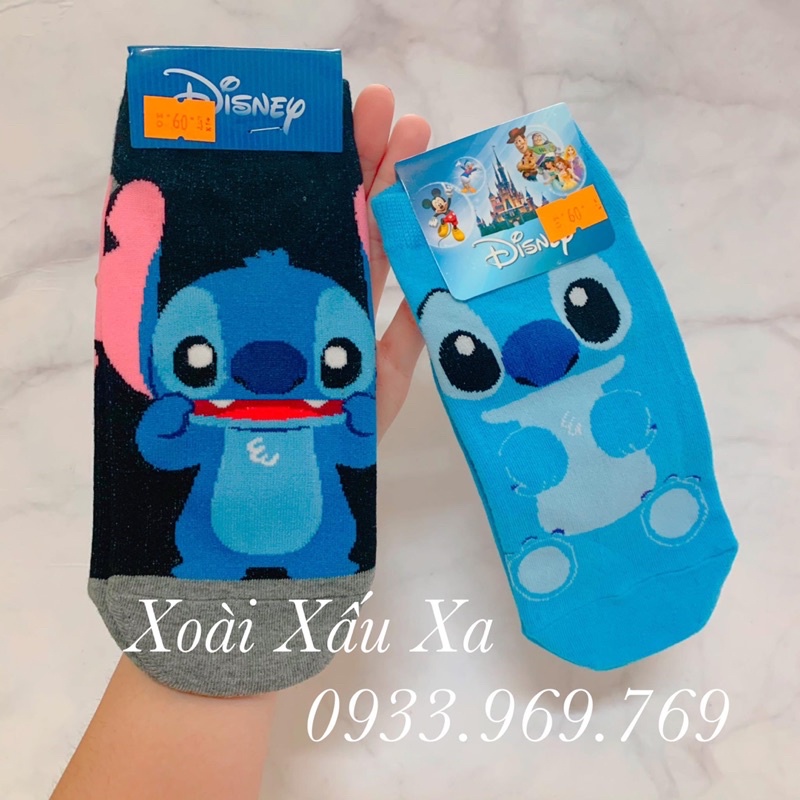 Vớ chân hoạt hình disney Lilo&stitch dễ thương