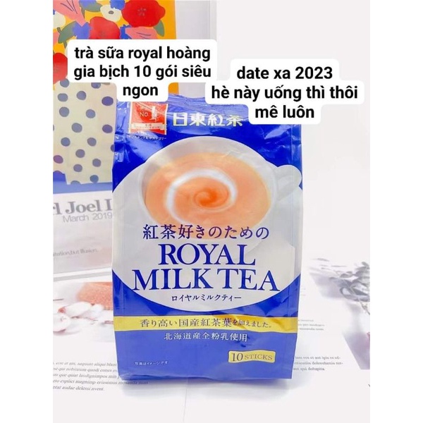 Trà sữa sạch hoàng gia Royal milk tea hokkaido Nhâth Bản bịch 10 gói