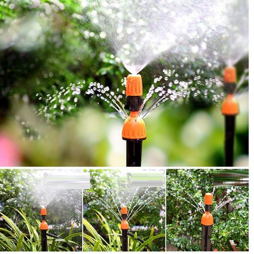Que cắm tưới 8 tia Phun sương, Que cắm nhỏ giọt 8 tia kết hợp đầu phun sương