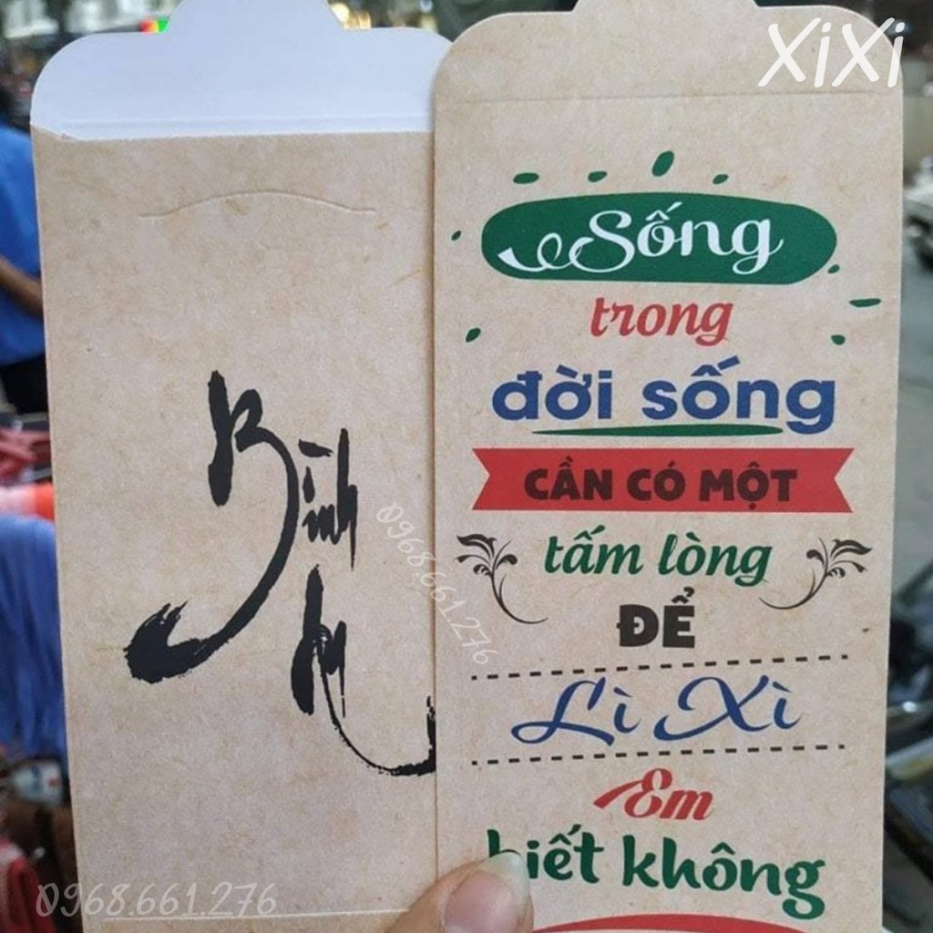 [SET 20 BAO LÌ XÌ ] LÀM TỪ GIẤY FORD NHẬP NGOẠI - LÌ XÌ TẾT 2019 - Sống Để Lì Xì