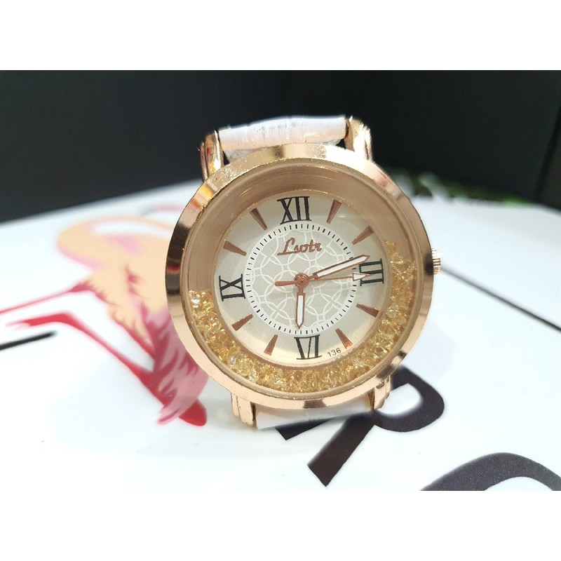 Đồng hồ nữ LSVTR Sl68 ⚡ GIÁ TỐT NHẤT ⚡ đồng hồ nữ đính đá chống nước đi mưa thoải mái