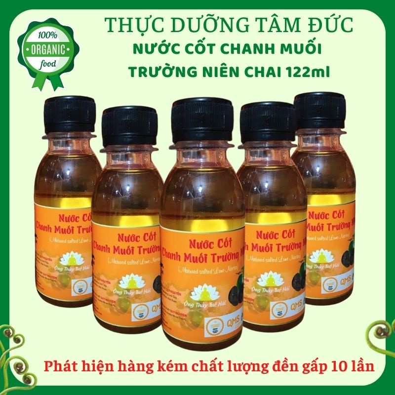 Nước cốt chanh muối Quy Nguyên chùa Long Hương chai 125ml
