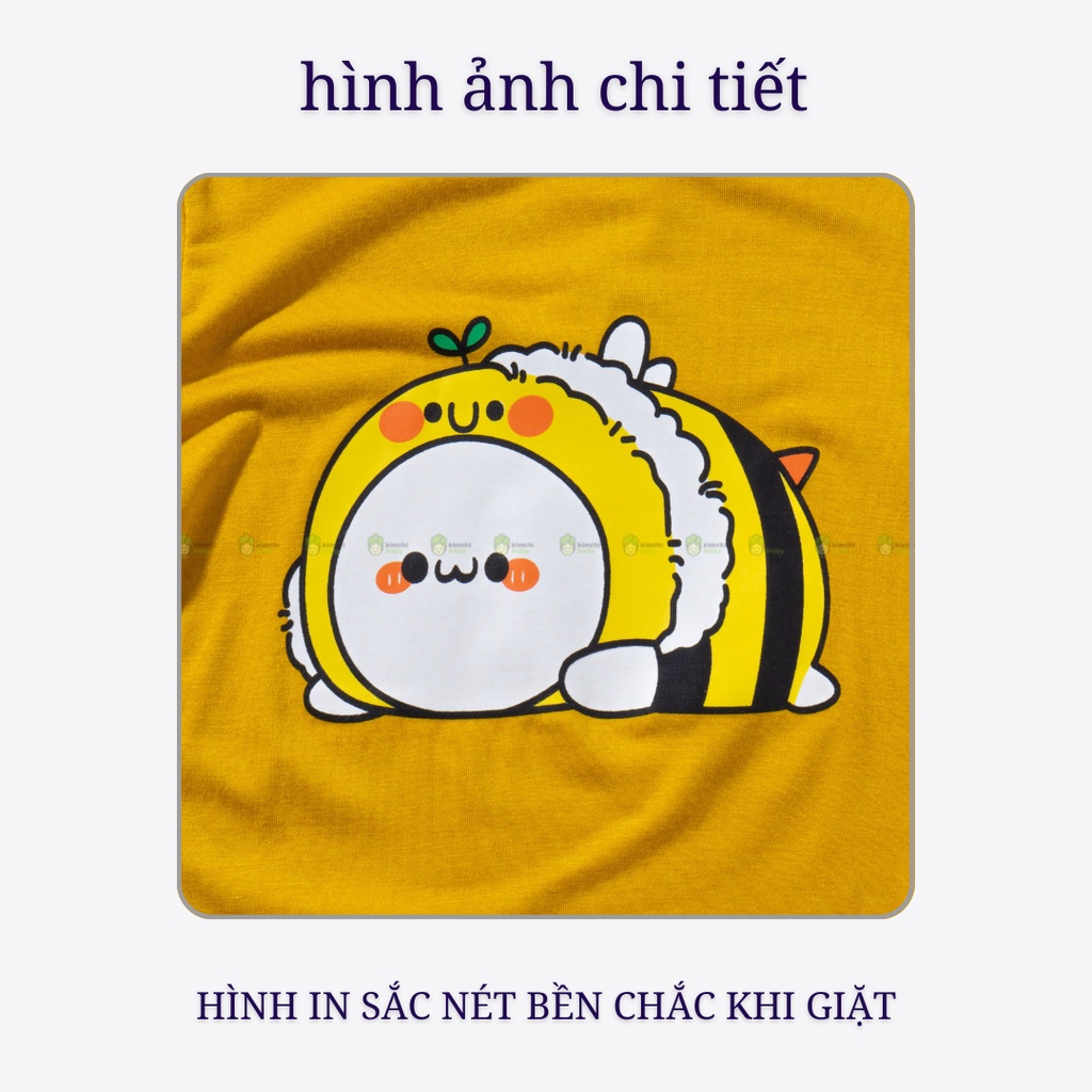Bộ Dài Tay Cho Bé Trai, Bé Gái Vải Thun Lạnh Minky Mom Hoạ Tiết Gấu Trúc Dễ Thương, Đồ Bộ Mặc Nhà Cho Bé MKMTD2218