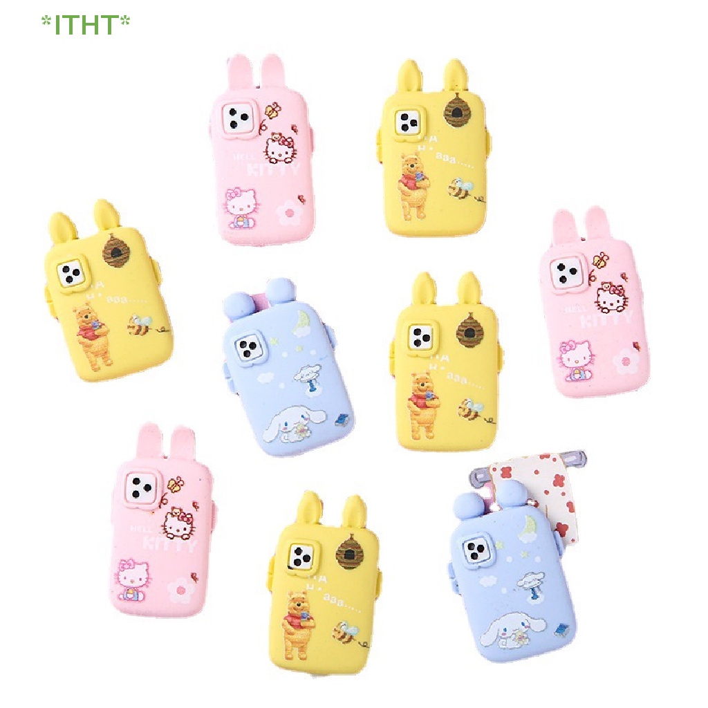 Set 5 Điện Thoại Mini Tỉ Lệ 1: 12 Trang Trí Nhà Búp Bê Mới