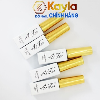 Chai cọ vẽ nét gel Aifer bán lẻ 1 màu chuyên dụng ngành Nail