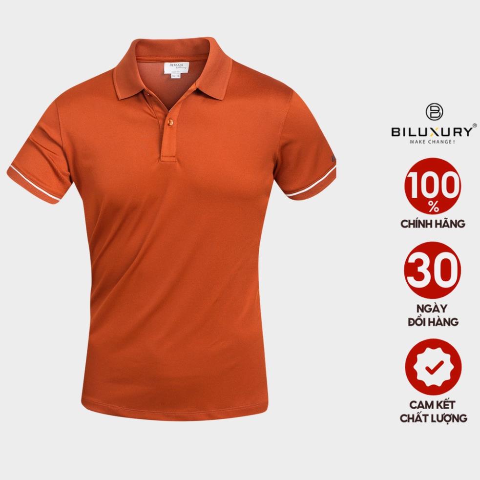 Áo polo nam thun cổ bẻ Biman by Biluxury viền tay phối màu trẻ trung vải cao cấp thoáng mát co giãn 4 chiều 5APCT013 ⚡