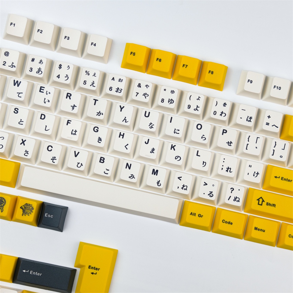GMK serika keycaps, 128 phím keycaps Cherry Profile DYE-SUB Cá nhân hóa GMK Keycaps cho bàn phím cơ