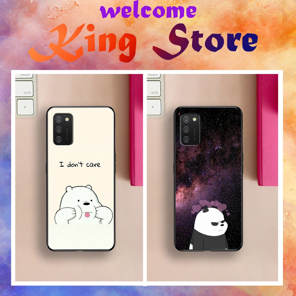 [ HOT ] Ốp lưng Samsung A01/A02/A02S in hình Gấu Bear  dễ thương, cute , chất lượng cao_kINGSTORE.HN_Ốp SS A01/A02/A02S