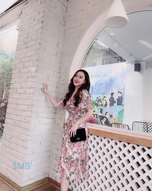 [Mã WARN25 giảm 25k đơn 200k] Đầm hoa 🌷Đầm suông hoa nhún thân 🌷FREESHIP 🌷Nhập MADEBY20 giảm 20k đơn trên 300k | BigBuy360 - bigbuy360.vn