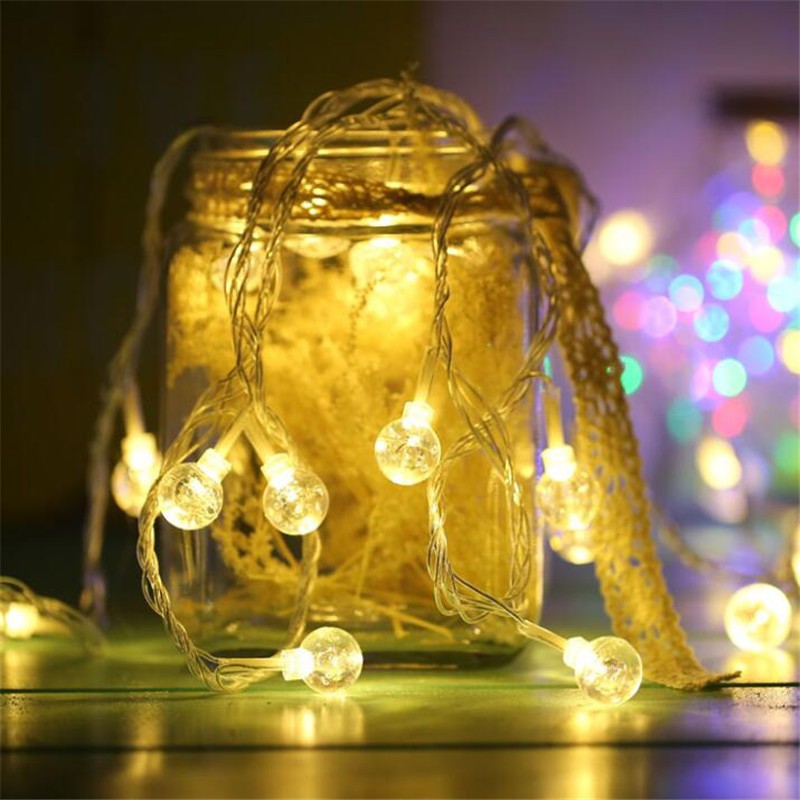 Dây đèn trang trí hình bong bóng dùng pin AA