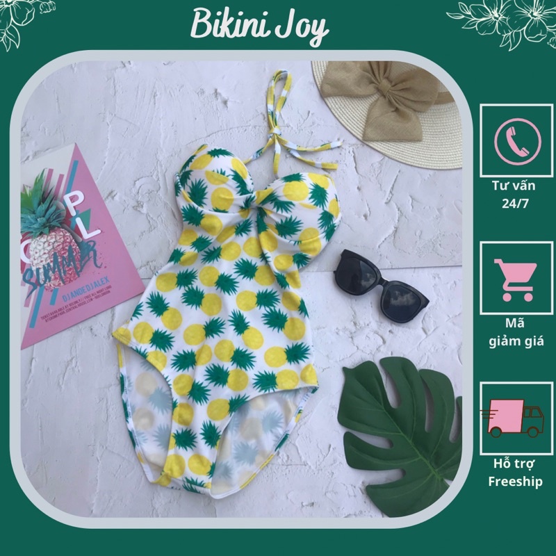 [ HÀNG SẴN + FORM ĐẸP] Bikini NÂNG NGỰC họa tiết dứa