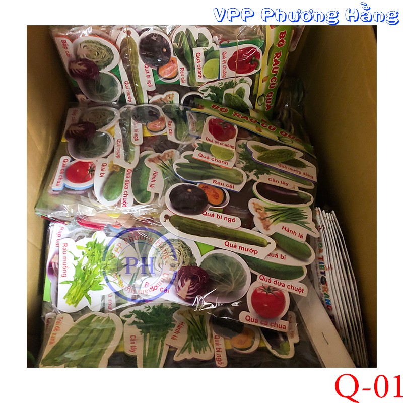 Bộ rau quả - Dạy bé nhận biết các loại rau quả