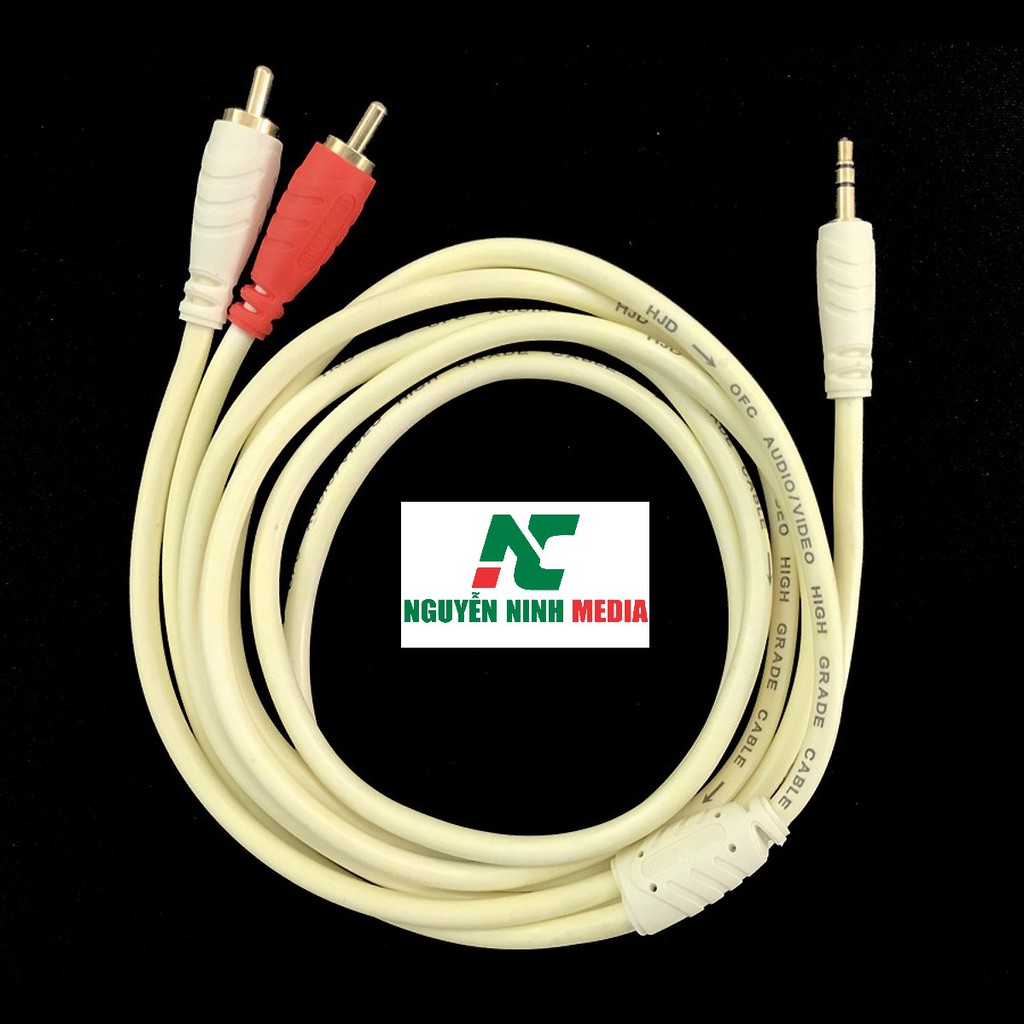 Dây loa 1-2 chính hãng Honjianda dài 1.8M 3M 5M
