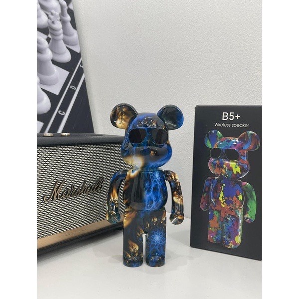Loa Bluetooth Gấu Bearbrick Nghe Nhạc cực hay, Loa bluetooth Gấu Mini B5 Màu Sắc Sang Chảnh Mẫu Mới 2022