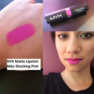 Son thỏi lì NYX Matte lipstick