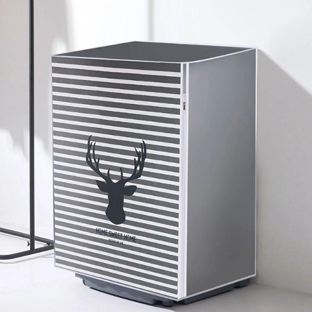 Vỏ Bọc PEVA Chống Bụi Có Khóa Kéo Cho Máy Giặt|Nắp Đậy Thiết Kế Độc Đáo Tiện Dụng