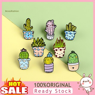 Ghim Cài Áo Hình Cây Xương Rồng Hoạt Hình Đáng Yêu