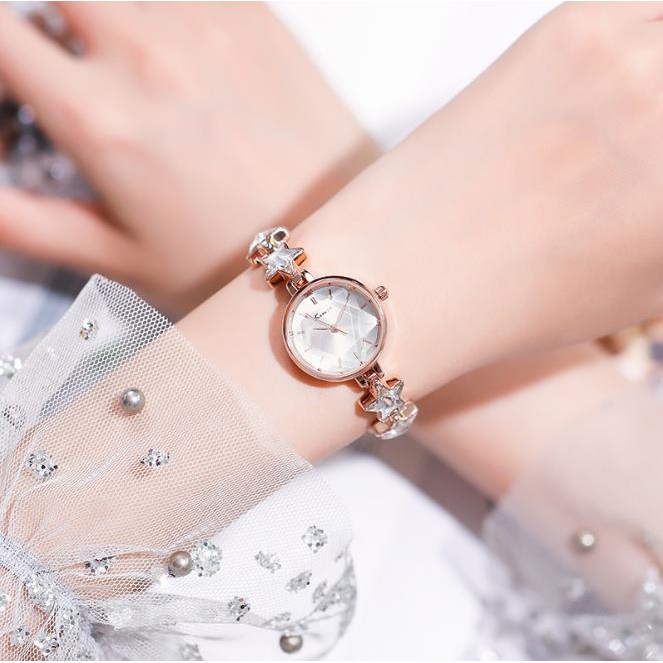 [ Cực Xinh ] Mẫu Đồng Hồ Nữ Kimio 6328 Hàng Chính Hãng Dây Kim Loại Nhỏ Xinh Lắc Sao Đủ Màu | BigBuy360 - bigbuy360.vn