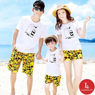 Áo thun gia đình dễ thương ms02