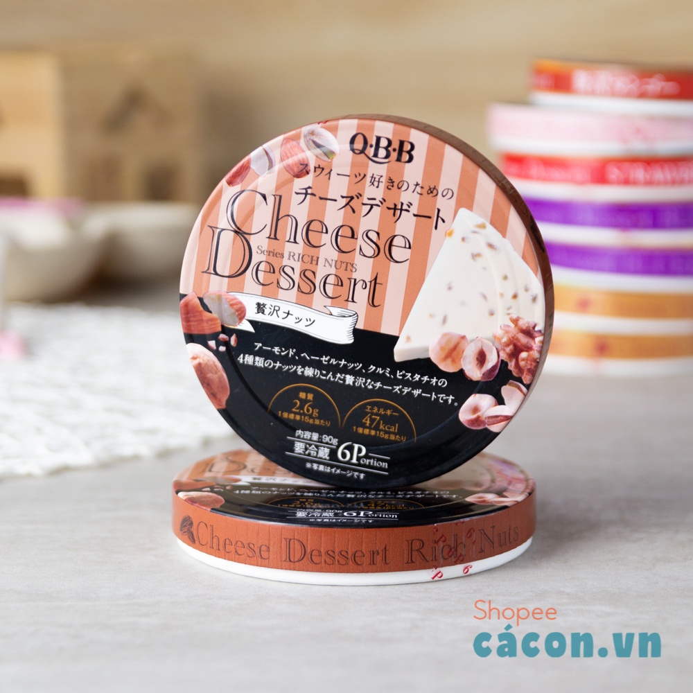 Phô mai QBB Cheese Desert và tách muối ORGANIC ăn dặm cho bé