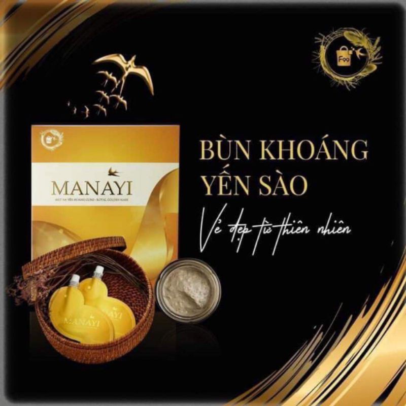 Mặt nạ Bùn khoáng Yến sào MANAYI