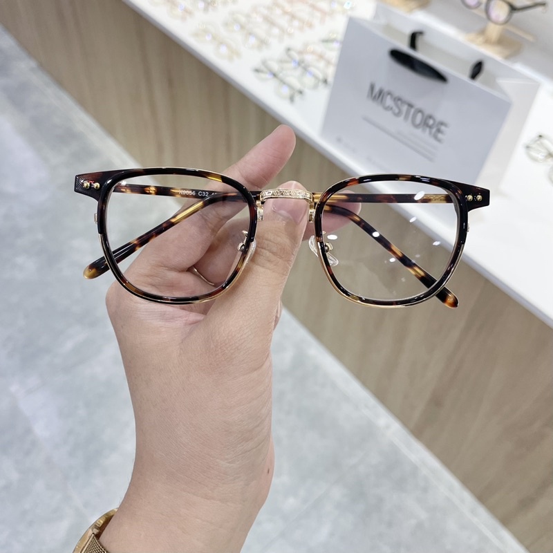 Mắt Kính Nam Nữ Dáng Vuông Cao Cấp Mc4414